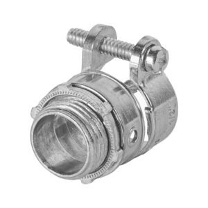 Conector recto 1/2 para tubo flexible metálico Volteck 47340