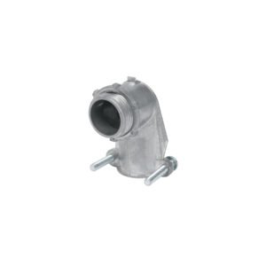 Conector curvo 1 para tubo flexible metálico Volteck 47345