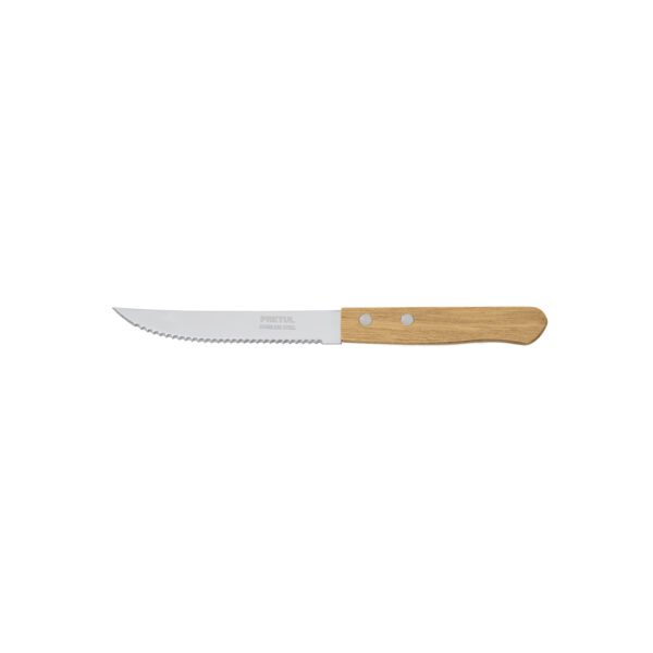 Cuchillo con sierra para asado 5 mango de madera Pretul 23083