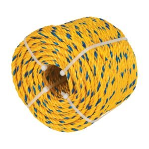 Kilo de cuerda amarilla de polipropileno 4 mm rollo 1kg 40183