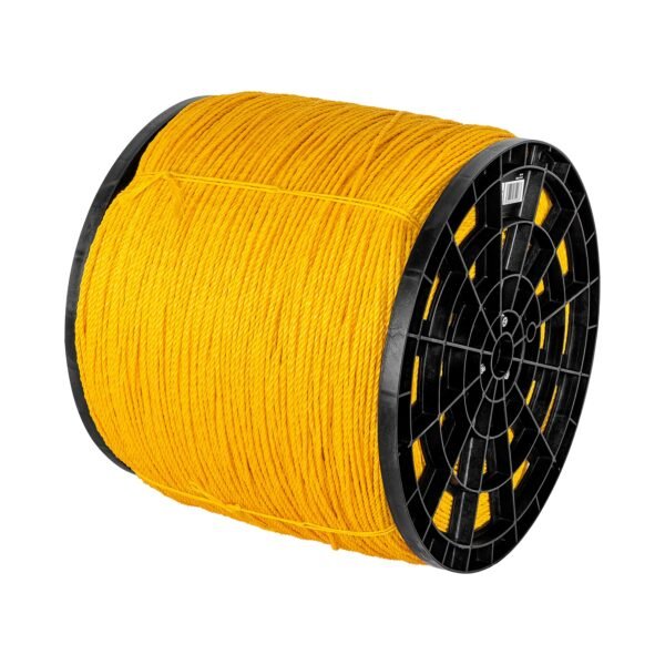 Kilo de cuerda amarilla de polipropileno 4mm carrete 20 kg 44472