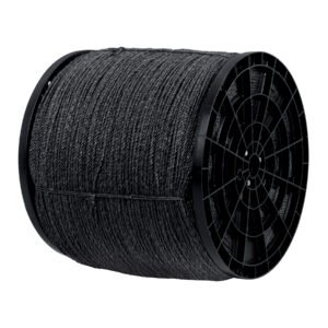 Kilo de cuerda negra de polipropileno 4 mm carrete 20kg 40762
