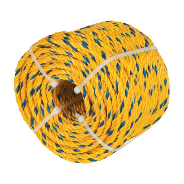 Kilo de cuerda amarilla de polipropileno 6 mm rollo 1kg 40184
