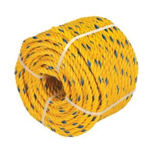 Kilo de cuerda amarilla de polipropileno 8 mm rollo 1kg 40185