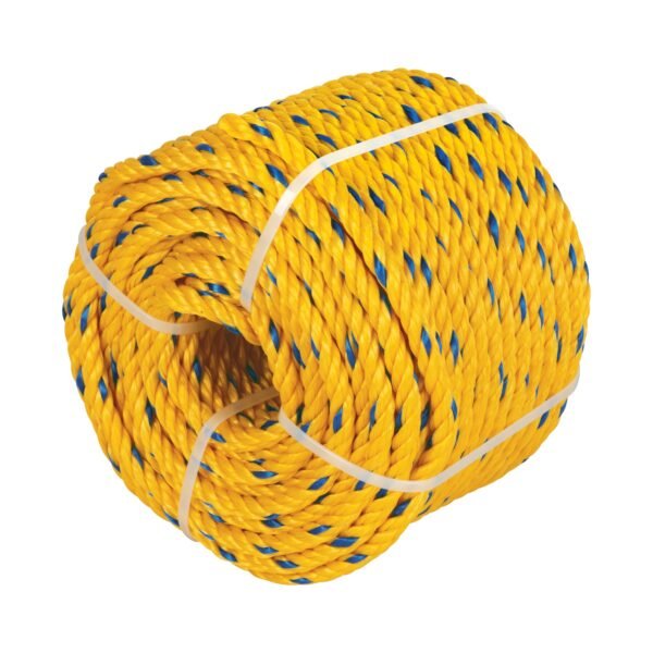 Kilo de cuerda amarilla de polipropileno 8 mm rollo 1kg 40185