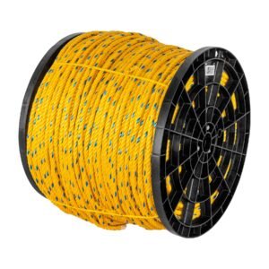 Kilo de cuerda amarilla de polipropileno 10mm carrete 20kg 44487