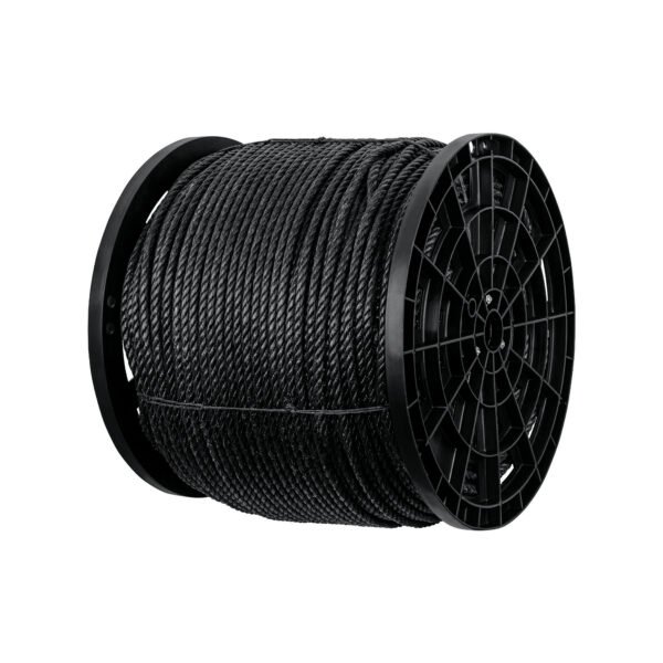 Kilo de cuerda negra de polipropileno 10 mm carrete 20kg 40765