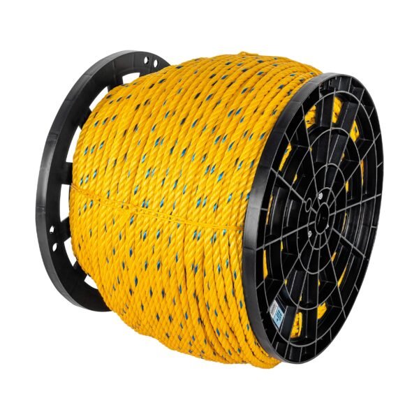Kilo de cuerda amarilla de polipropileno 11mm carrete 20kg 44488