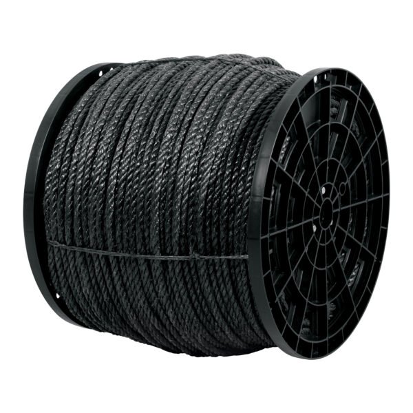 Kilo de cuerda negra de polipropileno 11 mm carrete 20kg 40766