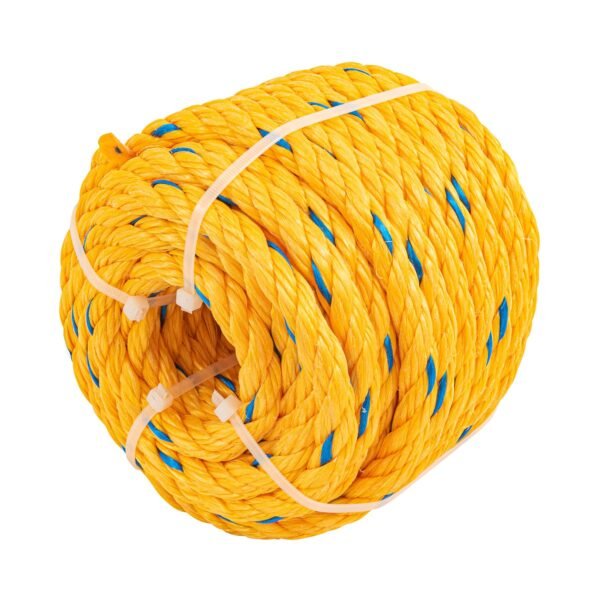 Metro de cuerda amarilla de polipropileno 13 mm rollo 13m 40097