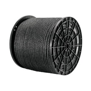 Kilo de cuerda negra de polipropileno 13 mm carrete 30kg 40767