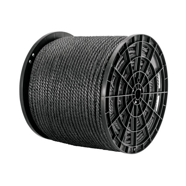 Kilo de cuerda negra de polipropileno 13 mm carrete 30kg 40767