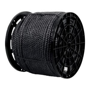 Kilo de cuerda negra de polipropileno 16 mm carrete 30kg 40768