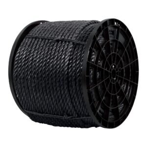 Kilo de cuerda negra de polipropileno 19 mm carrete 30kg 40769