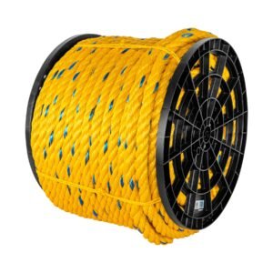 Kilo de cuerda amarilla de polipropileno 25mm carrete 30kg 44473