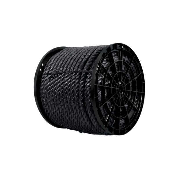 Kilo de cuerda negra de polipropileno 25 mm carrete 30kg 40770