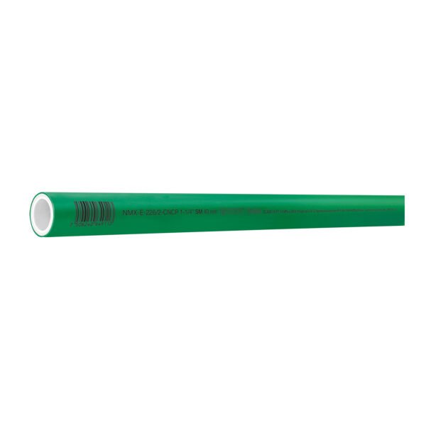 Tubo de 40mm (1-1/4) PPR hidráulico 4m 2.2kg FOSET 45444