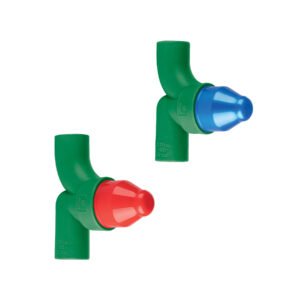 Juego de 2 llaves de empotrar PPR para regadera 1/2 FOSET 44449