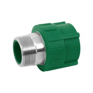 CV-615.jpg Adaptador PPR 1-1/2 macho con inserto metálico Foset 45451