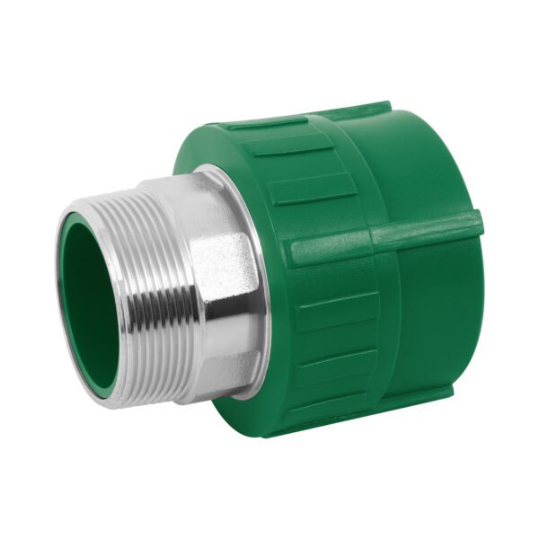Adaptador PPR 2 macho con inserto metálico Foset 45452