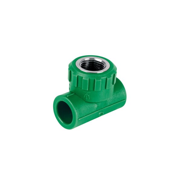 Tee hembra de PPR 1/2 con inserto metálico Foset 49839