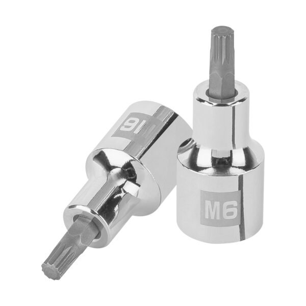 Dado punta corta bristol M6 cuadro 1/2 Truper 101293