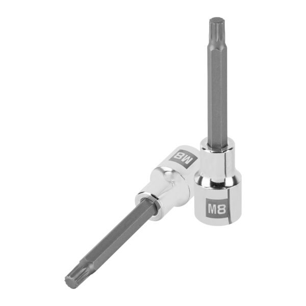 Dado punta larga bristol M8 cuadro 1/2 Truper 101300