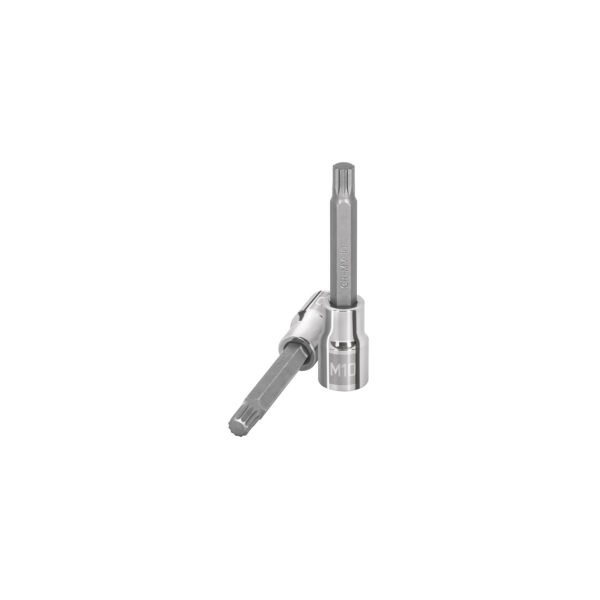 Dado punta larga bristol M10 cuadro 1/2 Truper 101301