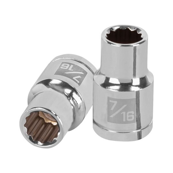 Dado de 7/16 12 puntas cuadro 1/2 Truper 13301