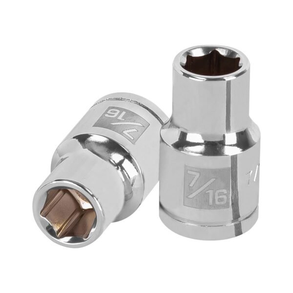 Dado de 7/16 6 puntas cuadro 1/2 Truper 13231