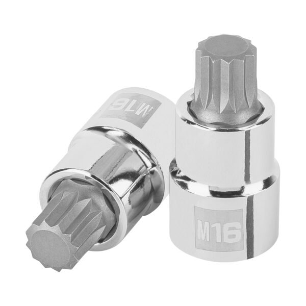 Dado punta corta bristol M16 cuadro 1/2 Truper 101247