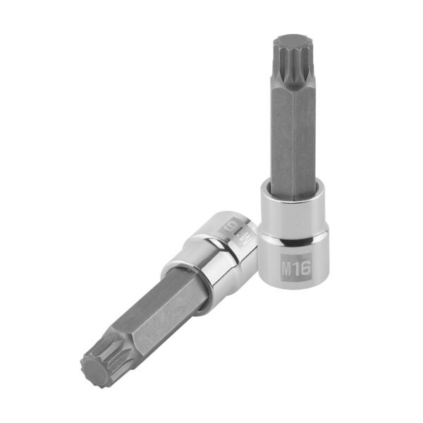 Dado punta larga bristol M16 cuadro 1/2 Truper 101304