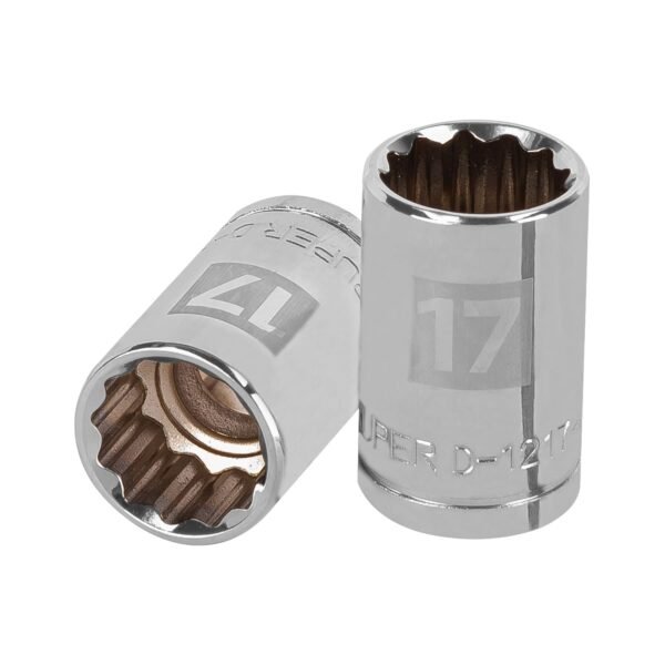 Dado de 17 mm 12 puntas cuadro 1/2 Truper 13531