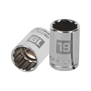 D-1219-EM.jpg Dado de 19 mm 12 puntas cuadro 1/2 Truper 13533