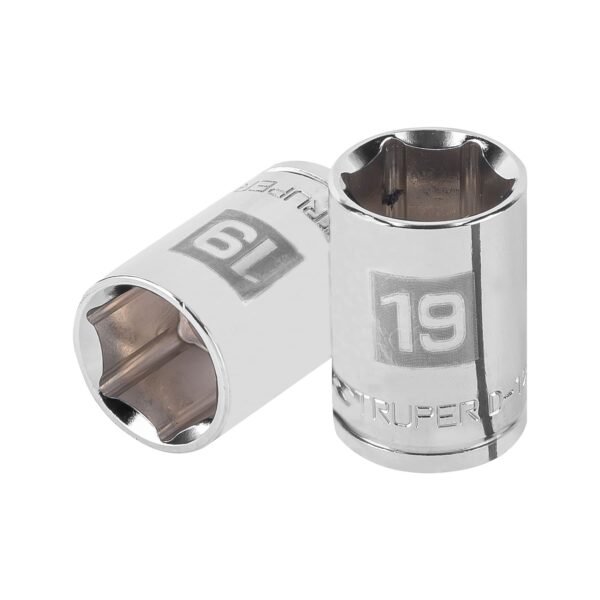 Dado de 19 mm 6 puntas cuadro 1/2 Truper 13269