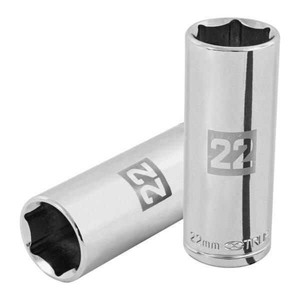 Dado largo de 22 mm 6 puntas cuadro 1/2 Truper 101010