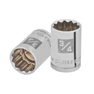 Dado de 3/4 12 puntas cuadro 1/2 Truper 13306