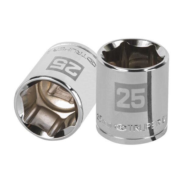 Dado de 25 mm 6 puntas cuadro 1/2 Truper 13275