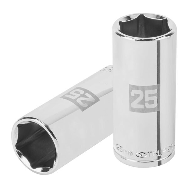 Dado largo de 25 mm 6 puntas cuadro 1/2 Truper 101013