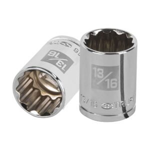 D-1226.jpg Dado de 13/16 12 puntas cuadro 1/2 Truper 13307