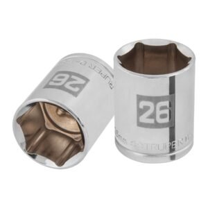 Dado de 26 mm 6 puntas cuadro 1/2 Truper 101006