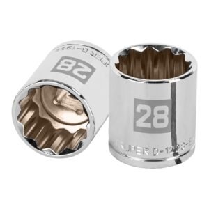 Dado de 28 mm 12 puntas cuadro 1/2 Truper 13542