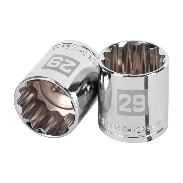 Dado de 29 mm 12 puntas cuadro 1/2 Truper 13543