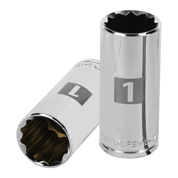 Dado largo de 1 12 puntas cuadro 1/2 Truper 13370