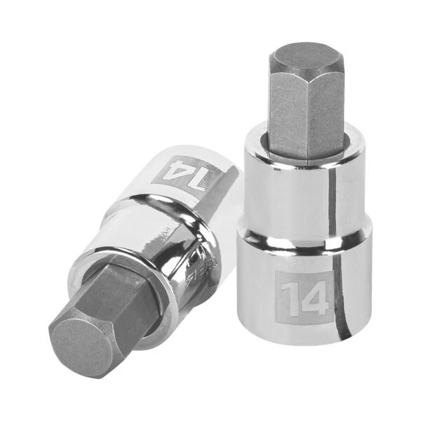 Dado punta hexagonal de 14 mm cuadro 1/2 Truper 13285