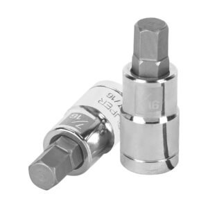 D-1241-7-16.jpg Dado punta hexagonal de 7/16 cuadro 1/2 Truper 13254