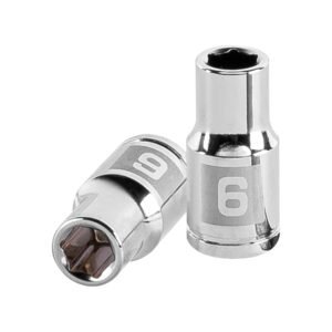 Dado de 6 mm 6 puntas cuadro 1/4 Truper 13168