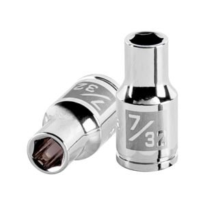 Dado de 7/32 6 puntas cuadro 1/4 Truper 13155