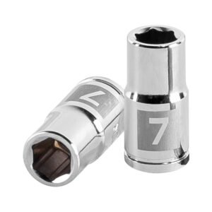 Dado de 7 mm 6 puntas cuadro 1/4 Truper 13169