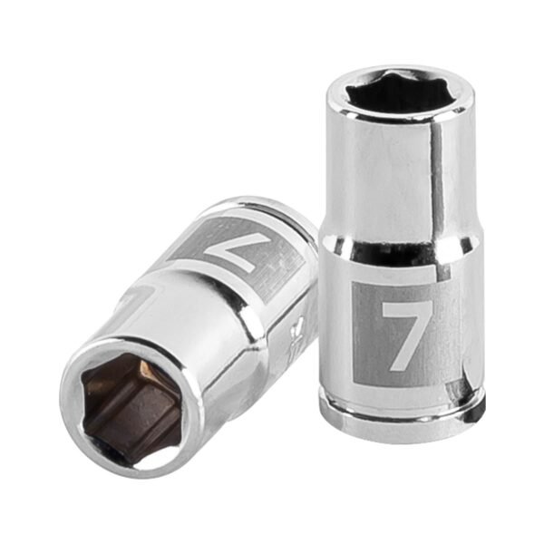 Dado de 7 mm 6 puntas cuadro 1/4 Truper 13169